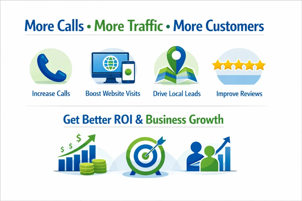 local seo benefits increase calls traffic reviews and revenue