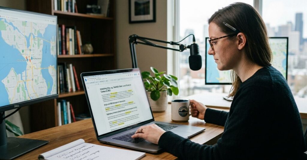 naturally written local SEO blog content with city mentions and subheadings