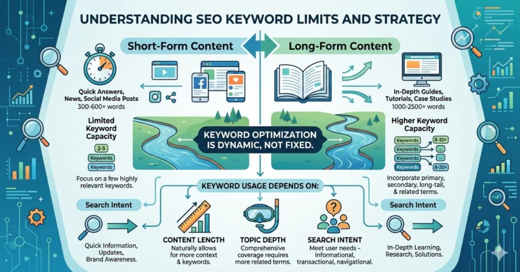 SEO keyword strategy based on content type and search intent