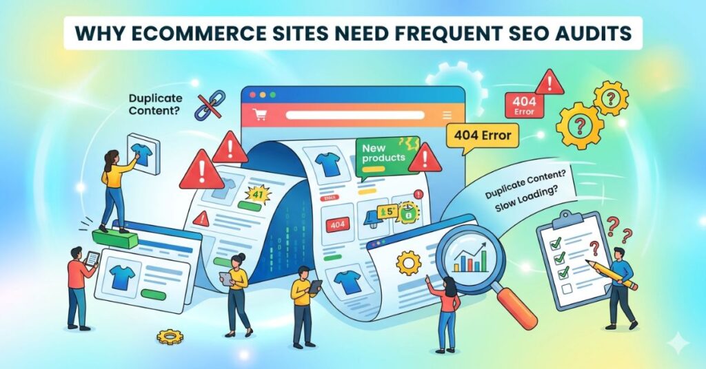 large ecommerce website with constant updates and technical alerts