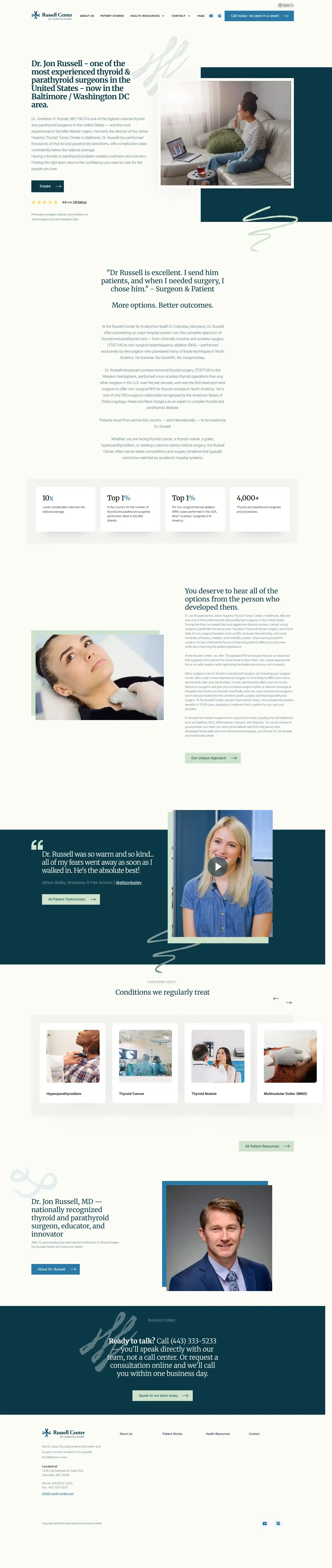 Clinic Web Design