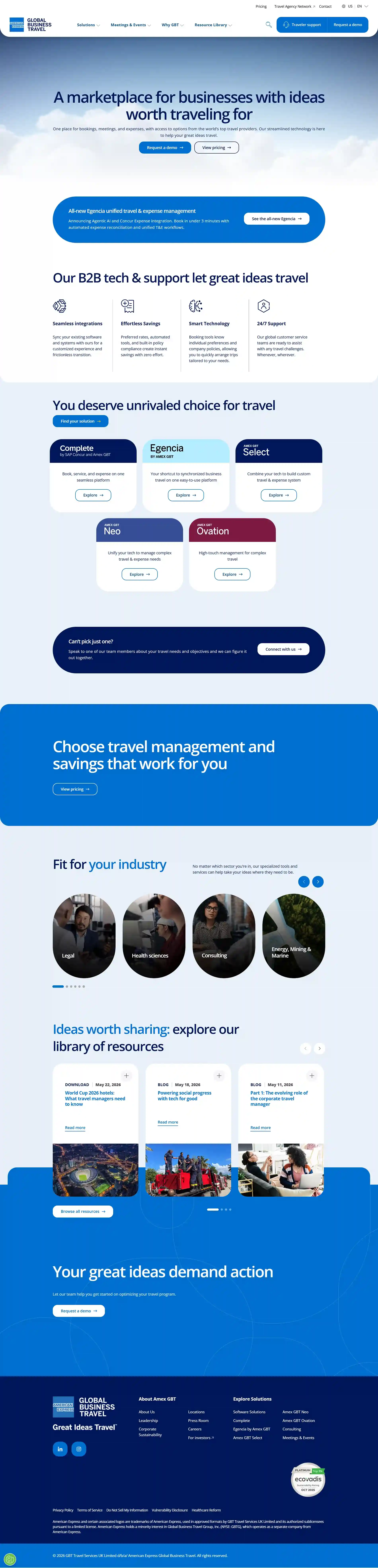Booking Experience Site