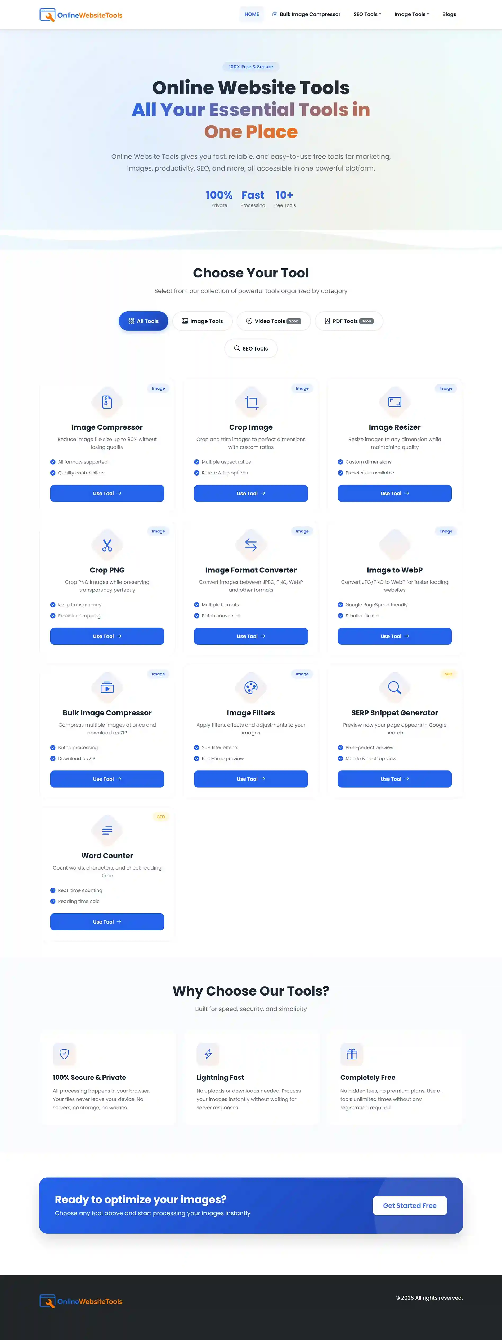 Service Company Website