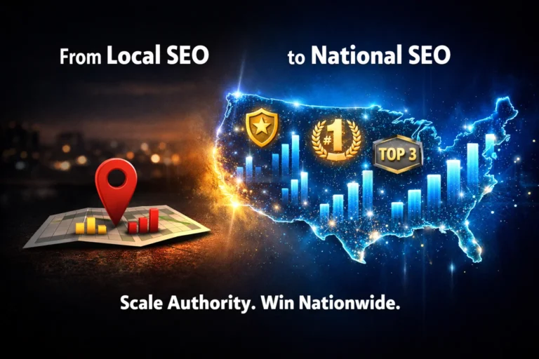How to expand from local SEO to national SEO with scalable authority