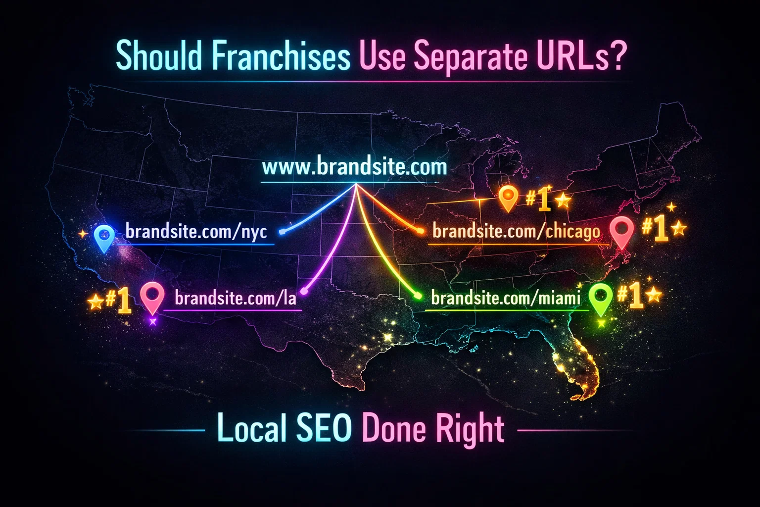 Should franchises have separate URLs for local SEO