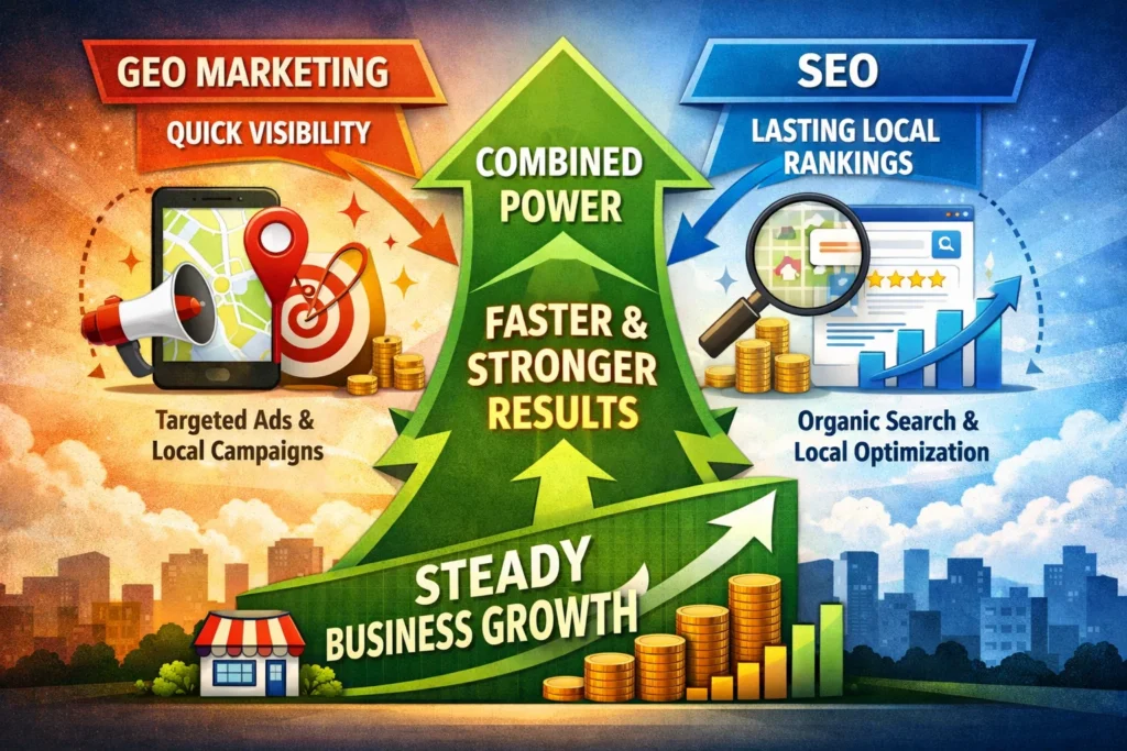 combining GEO marketing and SEO for effective local marketing