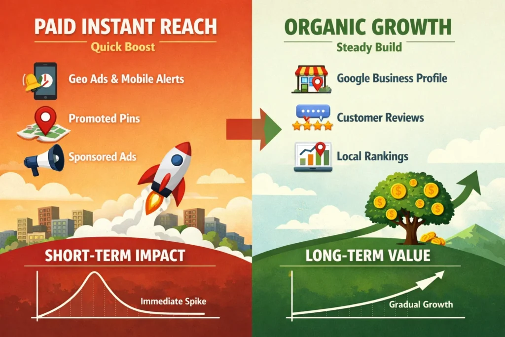 difference between GEO marketing and SEO for local business growth
