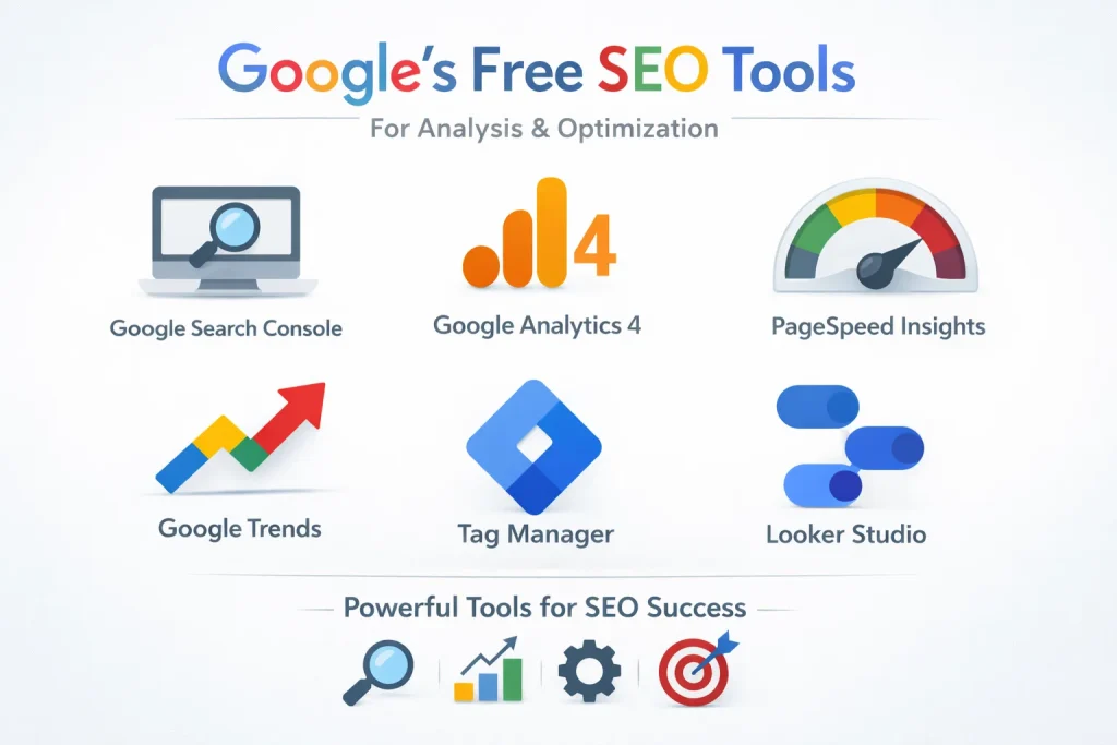 free Google SEO tools for website owners