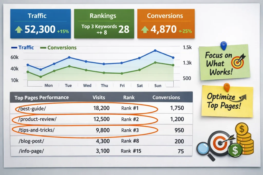What Is the 80/20 Rule in SEO? 8 identifying top 20 percent SEO pages using traffic and conversion data