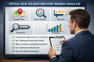 Questions businesses should ask to improve local SEO visibility