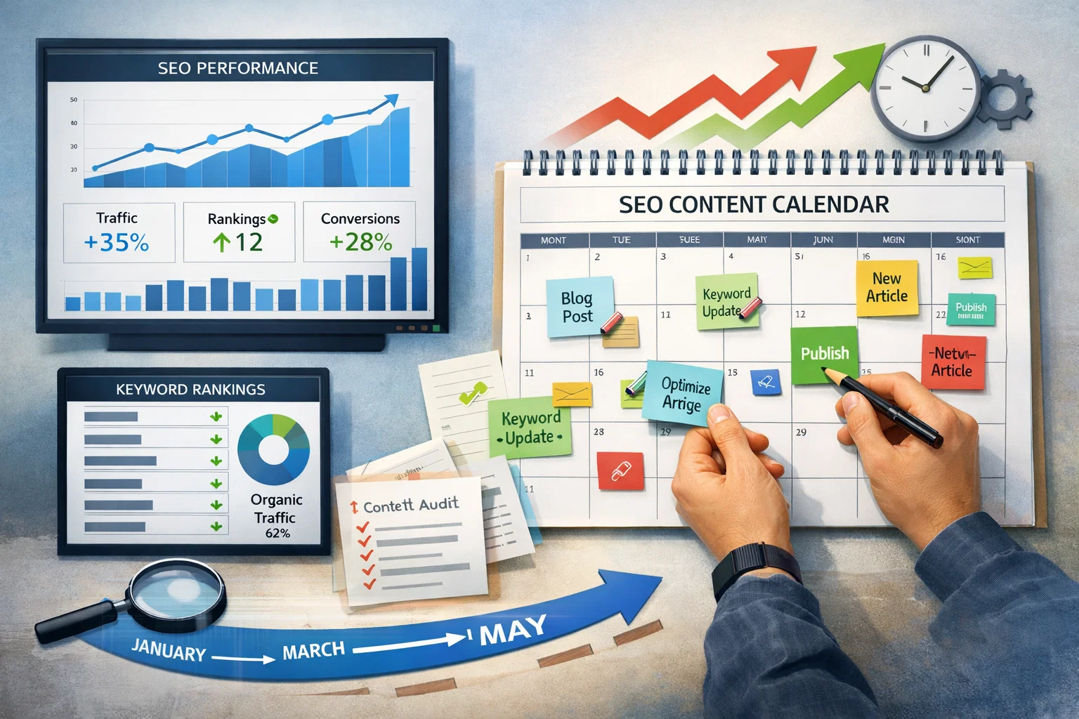 A beautiful sunset over the ocean