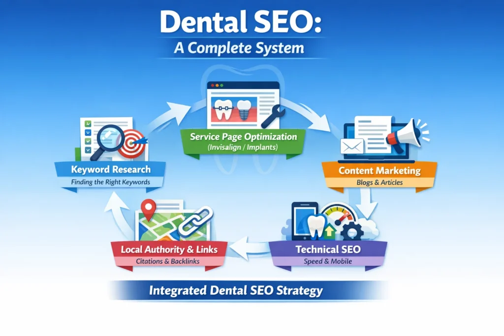 how dental seo works step by step