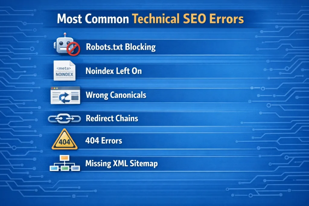 technical seo mistakes to avoid