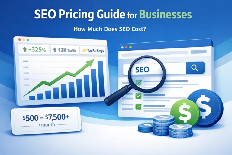 seo pricing guide for businesses monthly seo cost illustration