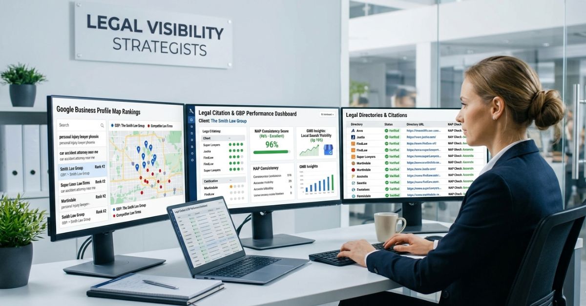 SEO expert managing law firm citations and local listings across directories