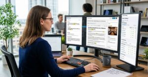 local SEO blog content showing city names in headings title tags and website content
