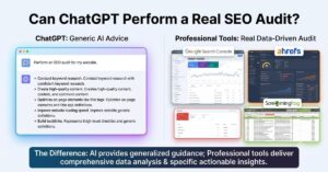 AI vs real SEO audit tools comparison