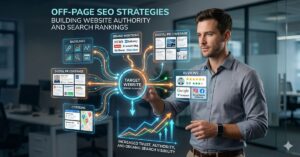 Off-page SEO strategies building website authority and search rankings