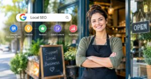 Local SEO services for small businesses with Google Business Profile, citations, reviews, and reporting